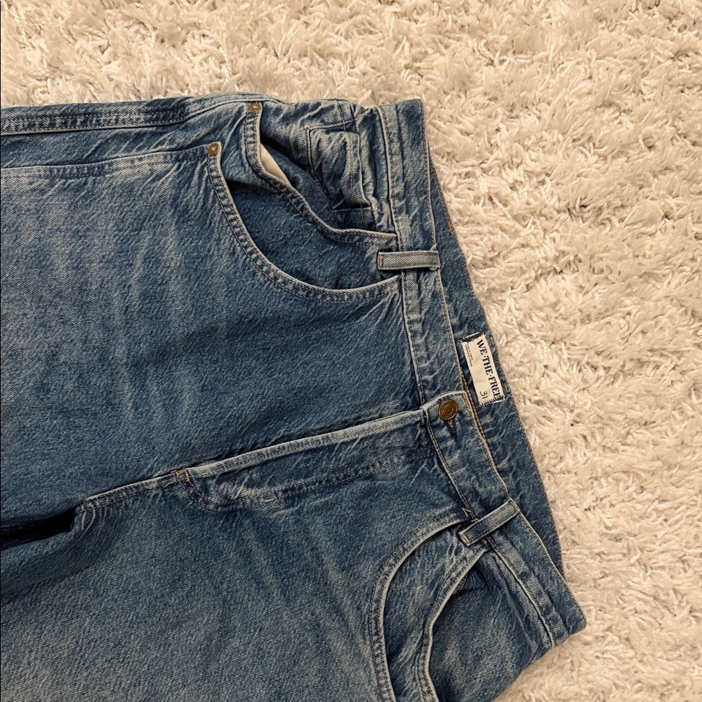 We The Free Boyfriend Wide-Leg Jeans - Blue Wash - Picture 2 of 5